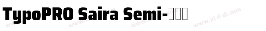 TypoPRO Saira Semi字体转换